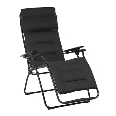 Homezia 26" Black Metal Zero Gravity Chair
