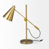 Homezia 26" Gold Lamp Base Led With Gold Shade
