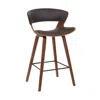Shop Homezia 27" Iron Low Back Counter Height Bar Chair
