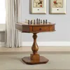 Homezia 28" X 28" X 31" Cherry Mdf Game Table