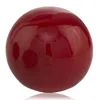Homezia 3" Red Aluminum Decorative Orb Tabletop Sculpture