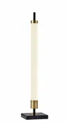Homezia 30" Black Marble Metal Standard Table Lamp