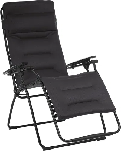 Homezia 30" Black Metal Zero Gravity Chair