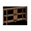 Homezia 30" Bookcase With 2 Shelves In Walnut