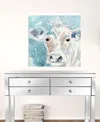 Homezia 30" X 30" Watercolor Soft Pastel Cow Canvas Wall Art
