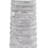 Homezia 31" Gray Lamp Base Led With Beige Shade
