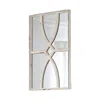 Homezia 31" White Framed Accent Mirror