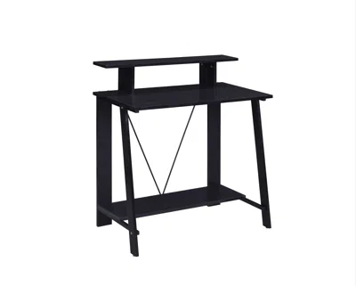Homezia 32" Black Writing Desk
