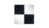 Homezia 32" Mirrored & Faux Marble Top Accent Mirror