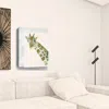 Homezia 32" X 24" Abstract Marble Watercolor Giraffe Canvas Wall Art