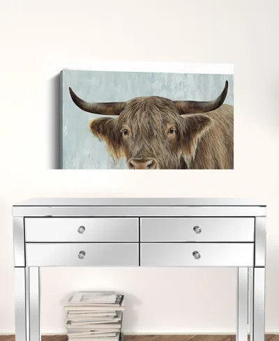 Homezia 32" X 24" Bold No Bull Canvas Wall Art