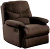 Homezia 35" Chocolate Microfiber Recliner