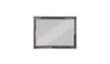 Homezia 36" Dark Cherry Rectangle Dresser Mirror Mounts To Dresser With Frame