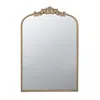 Homezia 36" Gold Crowned Top Framed Accent Mirror