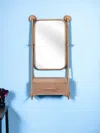 Homezia 36" Gold Steel Framed Accent Mirror