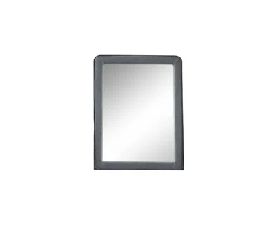 Homezia 36" Light Gray Framed Mirror