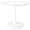 Homezia 36" White Metal Dining Table