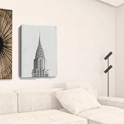 Homezia 36" X 24" Vintage Nyc Canvas Wall Art In Multi