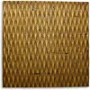 Homezia 36" X 36" X 1" Raw Wood Look Gold Finish Square Wall Art