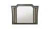 Homezia 38" Metallic Gray Lighted Dresser Mirror