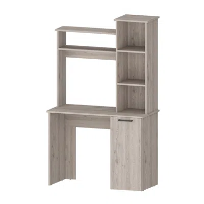 Homezia 39" Gray Computer Desk