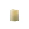Homezia 4" Ivory Flameless Indoor Outdoor Pillar Candle