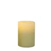 Homezia 4" Ivory Flameless Pillar Candle