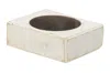 Homezia 4" Wide Pillar Tabletop Pillar Candle Holder