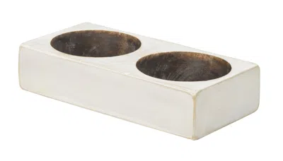 Homezia 4" Wide Pillar Tabletop Votive Candle Holder