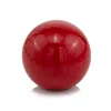 Homezia 4" X 4" X 4" Red Aluminum Poppy Sphere