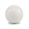 Homezia 4" X 4" X 4" White Aluminum Sphere