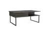 Homezia 41" Onyx And Carbon Manufactured Wood Rectangular Lift Top Coffee Table