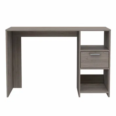 Homezia 43" Light Gray Computer Desk