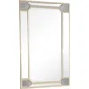 Homezia 43" Silver Metal Framed Accent Mirror