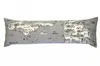 Homezia 46" White Michigan Daylight Skyline Lumbar Decorative Pillow