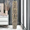 Homezia 47" Aluminum Gold Twigs Cylinder Floor Vase