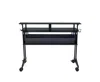 Homezia 47" Black Computer Desk