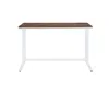 Homezia 47" Brown And White Writing Desk