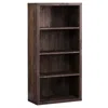 Homezia 48" Brown Wood Bookcase