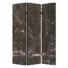 Homezia 48" X 72" Multi Color Wood Canvas Black Marble Screen