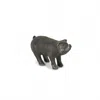 Homezia 5" Black Cast Iron Pig Hand Painted Sculpture