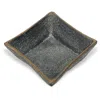 Homezia 5" Black Novelty Metal Handmade Tray In Multi