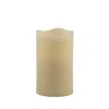 Homezia 5" Ivory Flameless Pillar Candle