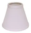 Homezia 5" White Set Of 6 Chandelier No Slub Lampshades