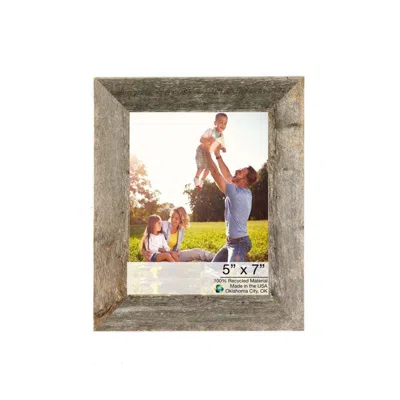 HOMEZIA 5" X 7" NATURAL WEATHERED GRAY PICTURE FRAME