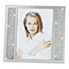 Homezia 8 X 10 Silver Crystalized Picture Frame