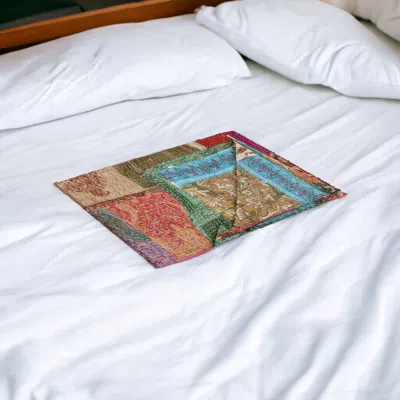 Homezia 50" X 70" Silk Multicolor Throws