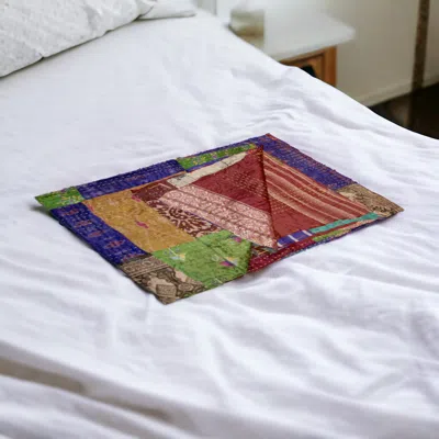Homezia 50" X 70" Silk Multicolor Throws