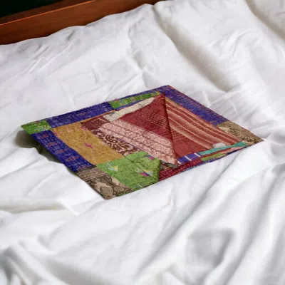 Homezia 50" X 70" Silk Multicolor Throws