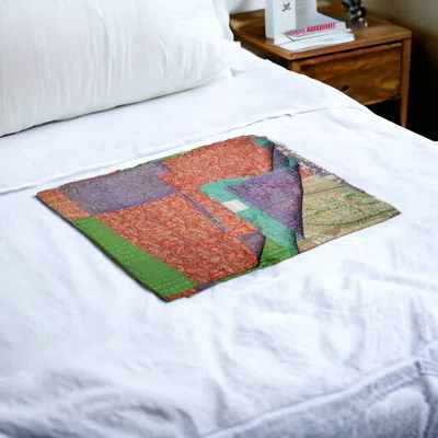 Homezia 50" X 70" Silk Multicolor Throws